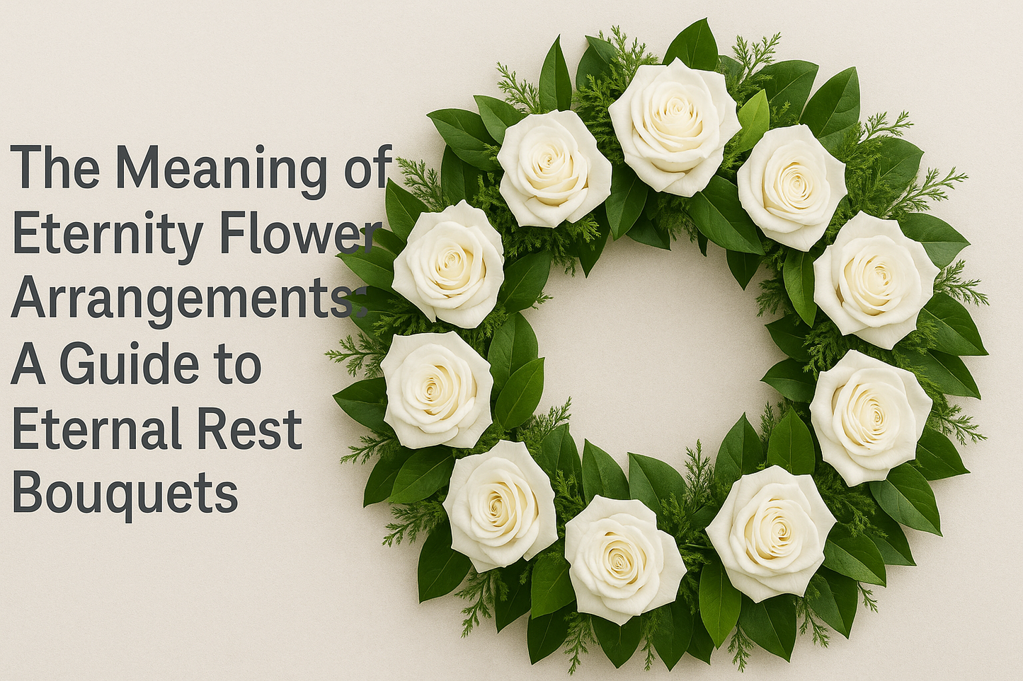 eternity flower arrangements