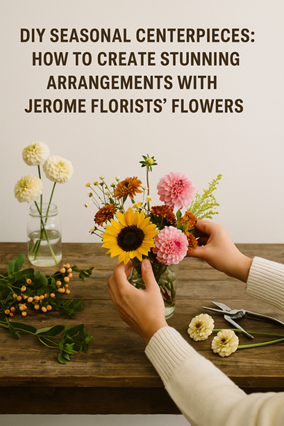 DIY Seasonal Centerpieces: How to Create Stunning Arrangements with Jerome Florists’ Flowers