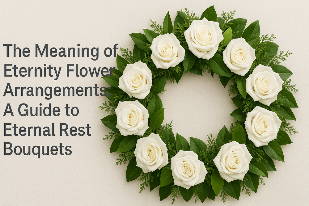 eternity flower arrangements